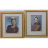 Star Trek Geri Ryan and Denie Crosby signed photographs, both with certificates of authenticity,