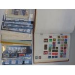 A collection of stamps,