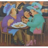 Beryl Cook 'Ladies Who Lunch' signed print,
