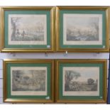 Set of four Alken sporting prints,