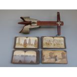 An Underwood and Underwood stereoscopic viewer with cards featuring Burmese,