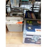 Approximately 200 new 12" singles in cases, unplayed, includes house, electronic, ambient,