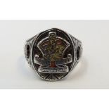 A British Forces Commonwealth signet ring,