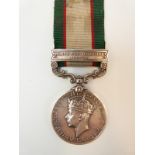 George VI Indian General Service Medal with 1937-39 North West Frontier clasp awarded to 15048 Sep