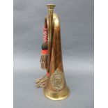 An Argyll and Sutherland Highlanders brass and copper military bugle