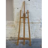 An artists easel,