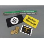 Nazi style arm bands,