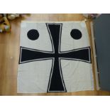 A German Naval Rear Admiral's flag marked with size 150 x 150 and with possibly later added Nazi