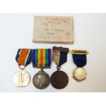 WWI medal pair awarded to J3911 Pte H.