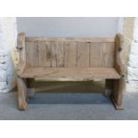 A small two / three seater pew,