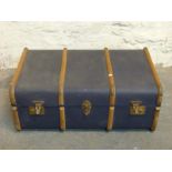 An ash bound trunk W83cm,