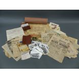 A quantity of military ephemera relating to 1925006 Sapper A W Roberts of the Royal Engineers