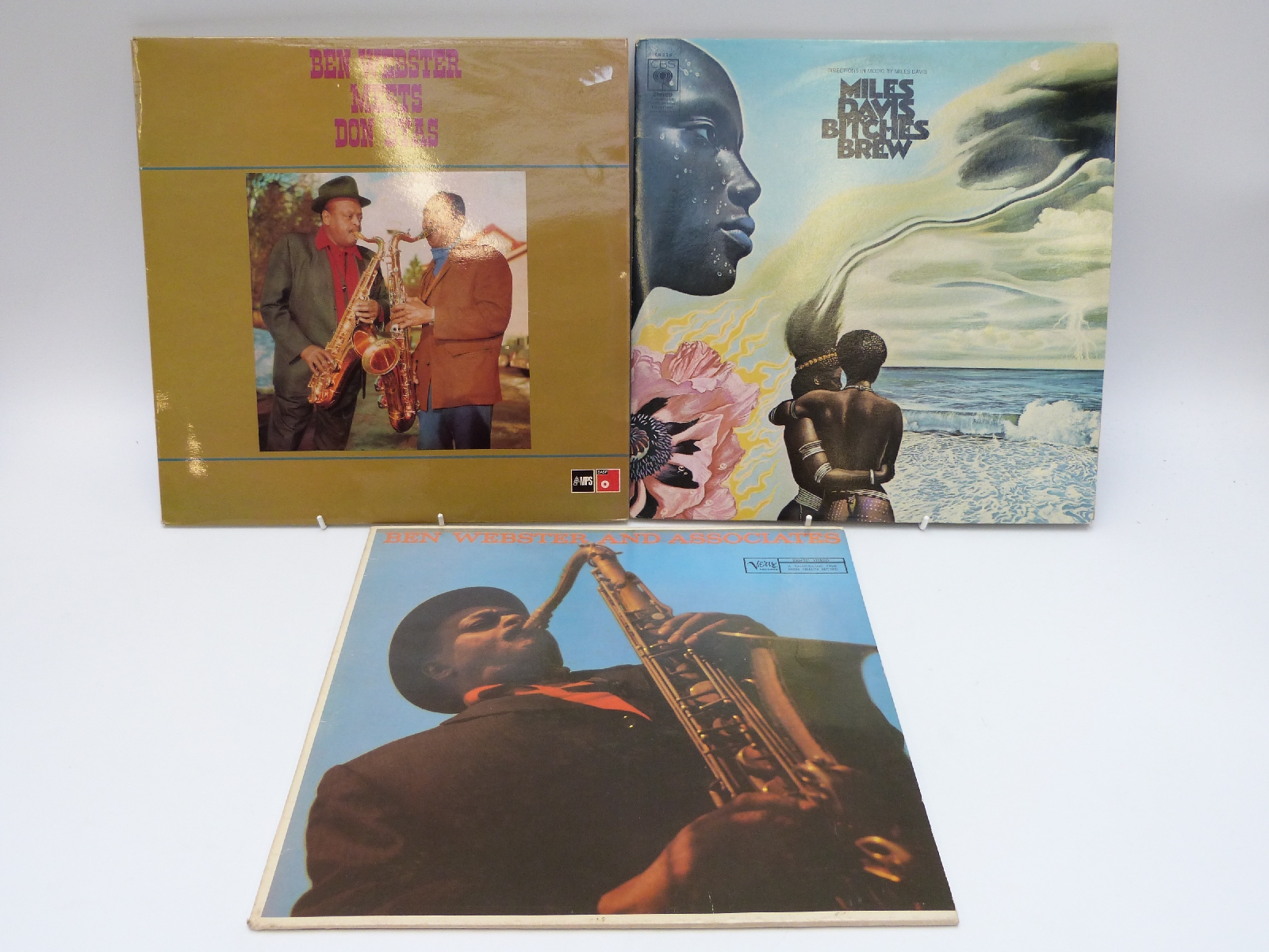 Approximately 180 albums covering all areas of jazz including Ben Webster, Miles Davis,