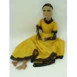 1930s boudoir doll in period costume,