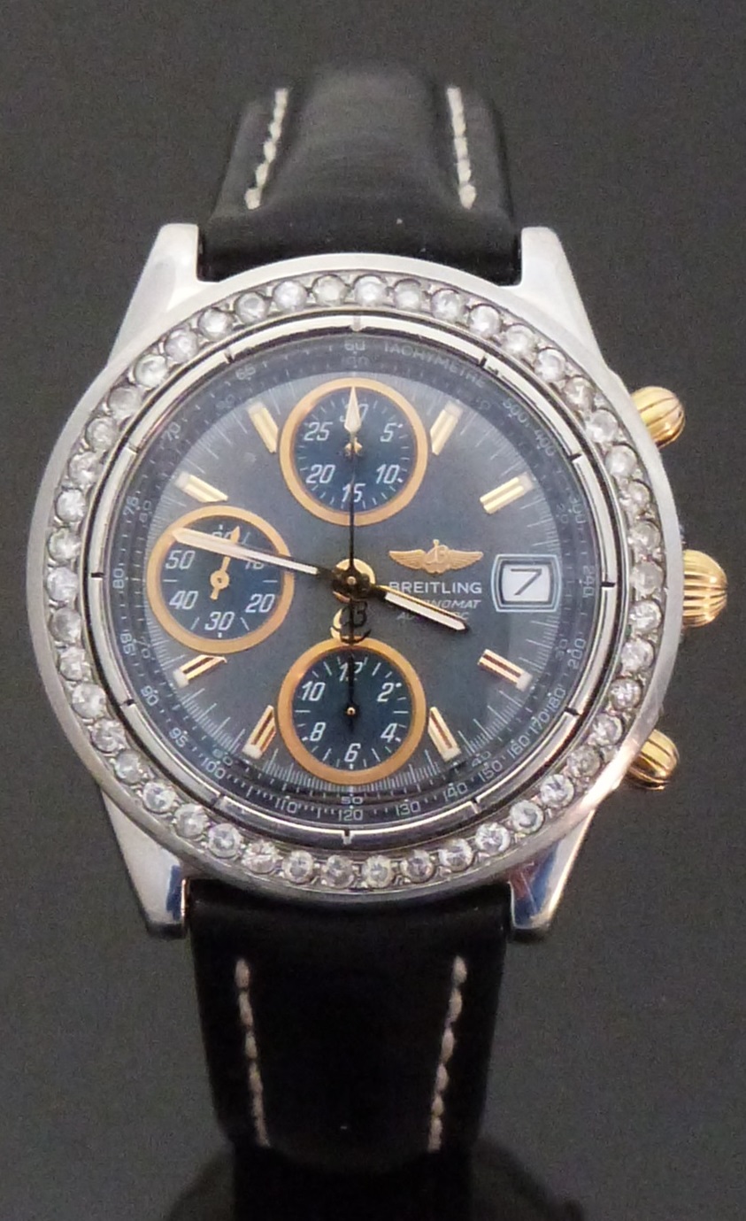 Breitling Chronomat gentleman's automatic chronograph wristwatch ref. B13050.