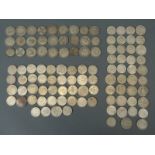Approximately 1310g of UK silver coinage pre 1947 includes gradeable examples