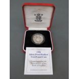 A 1994 Royal Mint UK silver proof Piedfort £2 coin, Bill and Claim of Rights,