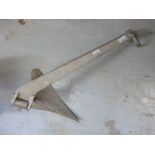 A CQR or plough anchor to suit small fishing boat or pleasure carrier,