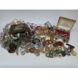 A collection of jewellery to include beads,