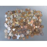 An amateur coin collection,