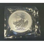 A 1999 silver UK Britannia coin