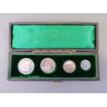 Queen Victoria boxed 1895 Maundy set,