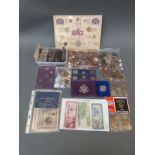An amateur collection of UK and overseas coinage and banknotes,