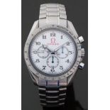 Omega Speedmaster Broad Arrow Olympic Edition gentleman's automatic chronograph wristwatch ref. 321.