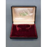 Longines watch box with red velvet lining, 13 x 9.5 x 5cm.