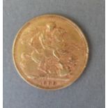 An 1899 gold full sovereign