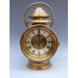 Thomas Harrington and Sons brass signalling lamp,