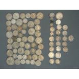 Approximately 166g of pre 1947 UK silver coinage,