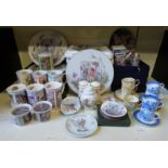 A collection of Royal Worcester Flower Fairies items in boxes,