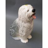 A large Beswick Old English Sheepdog / Dulux dog figure no 2282