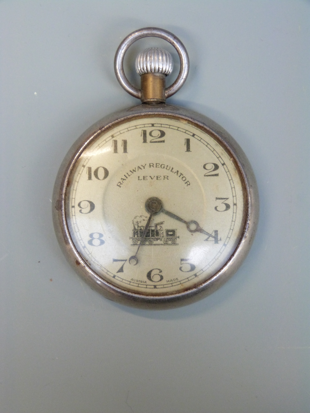 A brass vesta in the form of Gladstone, Railway Regulator pocket watch, - Image 3 of 5