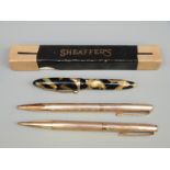 Sheaffer fountain pen with marbled body,