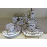 Two Shelley part tea sets in the Chelsea and Wild Flowers patterns,