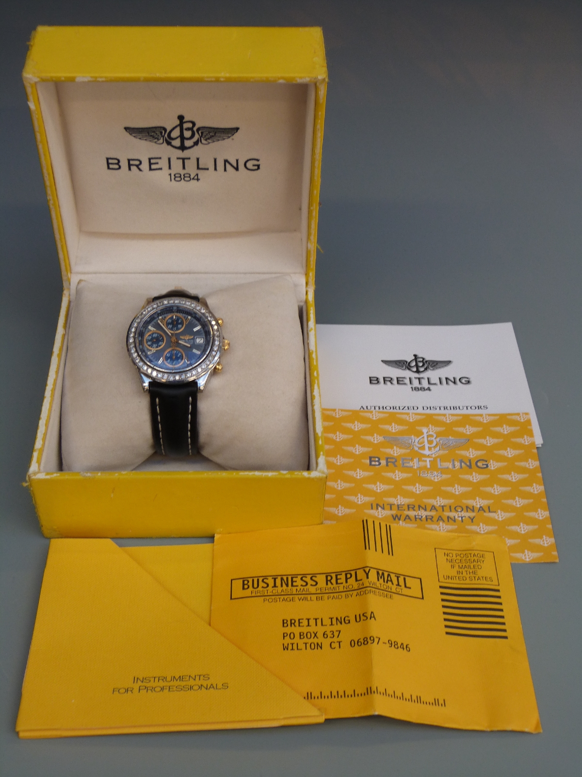 Breitling Chronomat gentleman's automatic chronograph wristwatch ref. B13050. - Image 9 of 9