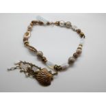 A Bulatti necklace with shell design