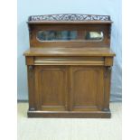 A Victorian mahogany chiffonier,