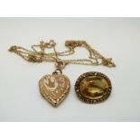 A 9ct gold chain/ necklace,
