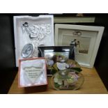 Twenty three boxed items of giftware including photograph frames