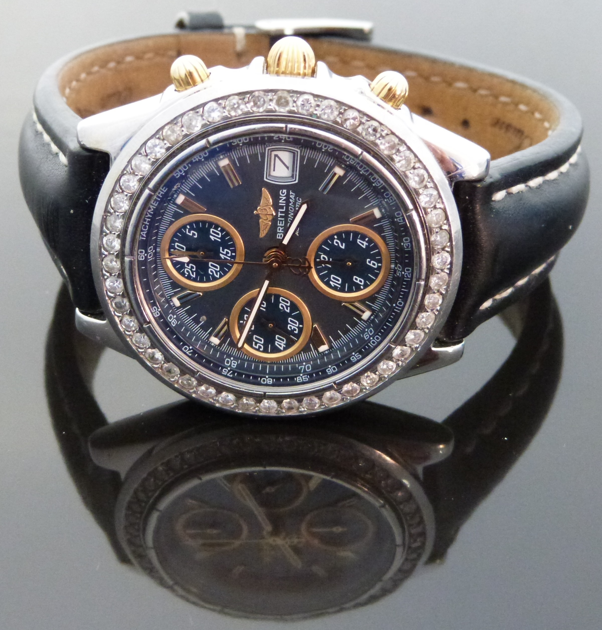 Breitling Chronomat gentleman's automatic chronograph wristwatch ref. B13050. - Image 2 of 9