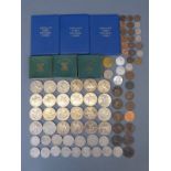 A quantity of UK sundry coinage, first decimal sets,
