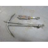 A large anchor to suit small fishing boat or pleasure carrier, length 80cm,