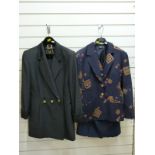 Two Louis Feraud two piece skirt suits,