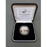 A 1995 Royal Mint UK silver proof Piedfort £2 coin, 50th Anniversary of the League of Nations,