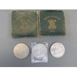 Five Festival of Britain 1951 crowns,