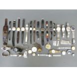 Approximately 32 watches including Rotary, Ingersoll, Timex, Lorus, Accurist, nickel or similar,