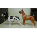 Two Royal Doulton dog figures,
